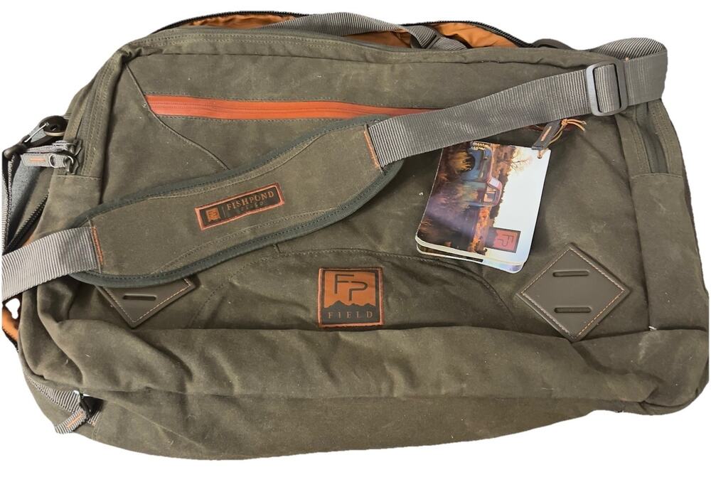 Fishpond Half Moon Weekend Convertible Backpack Bag Waxed Canvas Gear Travel